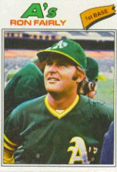 1977 Topps Baseball Cards      127     Ron Fairly